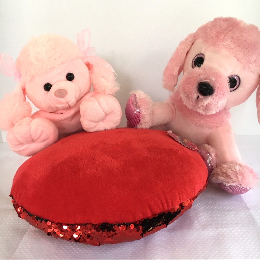 Poodle Dog Plush bundle